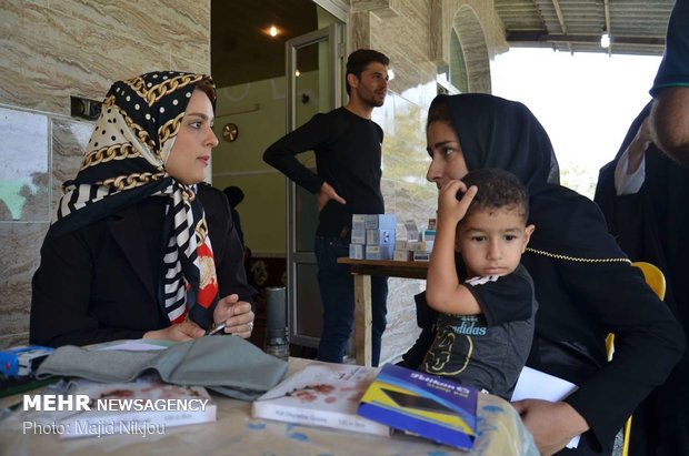 ارائه خدمات پزشکی رایگان درمنطقه محروم بلیران‎