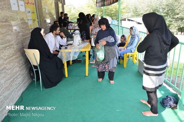 ارائه خدمات پزشکی رایگان درمنطقه محروم بلیران‎