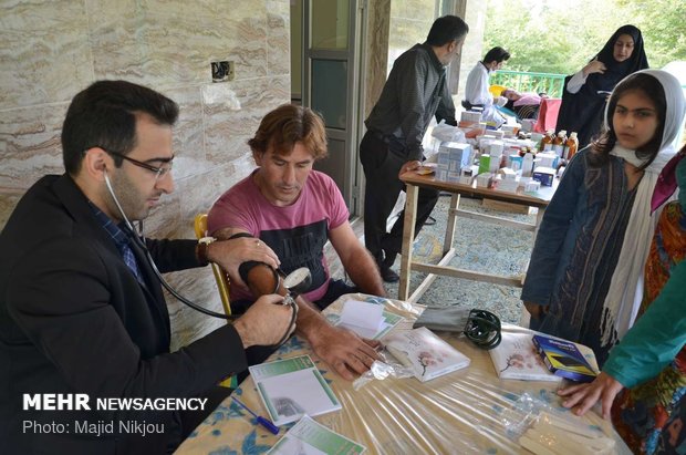 ارائه خدمات پزشکی رایگان درمنطقه محروم بلیران‎