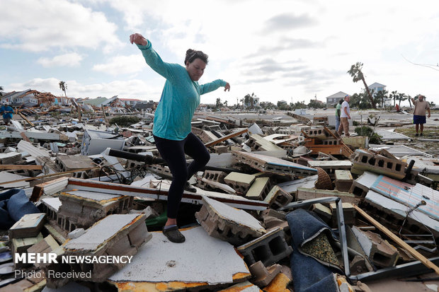 خسارات طوفان مایکل در آمریکا