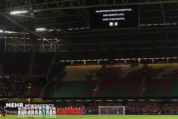 دیدار تیم های ملی ولز و اسپانیا