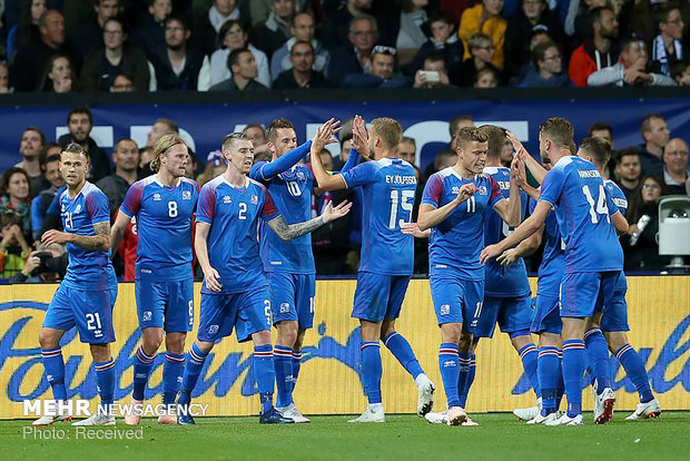 دیدار تیم های ملی فرانسه و ایسلند