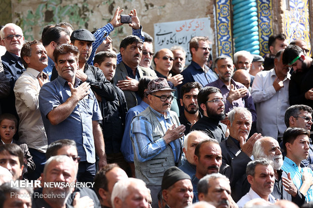 آیین سنتی مذهبی جمعه نشلجی ها در مشهد اردهال