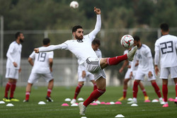 تمرین تیم ملی فوتبال  ایران