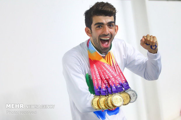 Shahin Izadyar, Iranian ace in Jakarta para-swimming