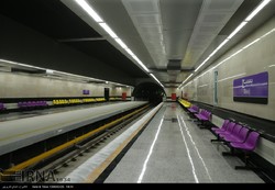 A view of a subway station of line 6 which is under construction