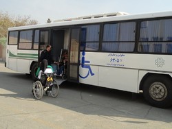 Tehran municipality to make disabled-friendly bus stops