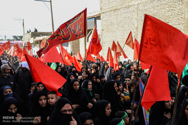 انطلاق أكبر مسيرات ايران في الأربعين الحسيني من "ملاشية" الأهواز