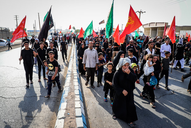 انطلاق أكبر مسيرات ايران في الأربعين الحسيني من "ملاشية" الأهواز