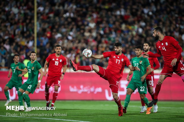 Iran vs Bolivia 2-1 match at Azadi Stadium