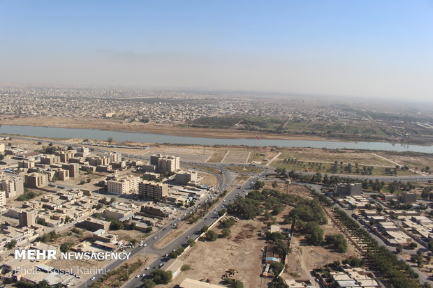 بازدید هوایی از شهر اهواز
