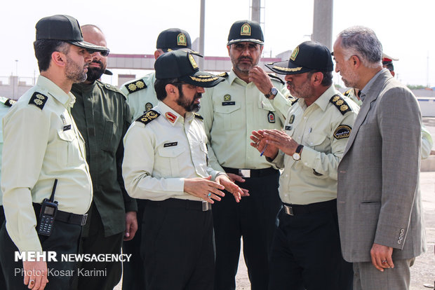 بازدید سردار محسن فتحی زاده از مرز چذابه