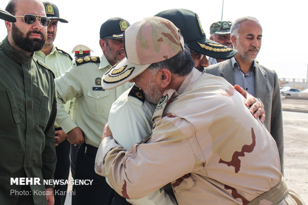 بازدید سردار محسن فتحی زاده از مرز چذابه