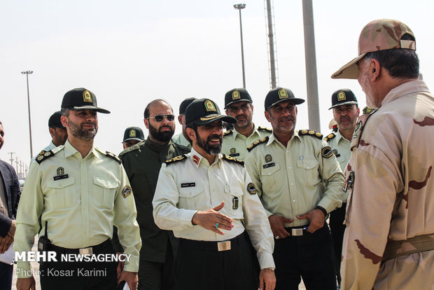 بازدید سردار محسن فتحی زاده از مرز چذابه