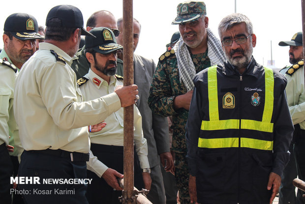 بازدید سردار محسن فتحی زاده از مرز چذابه