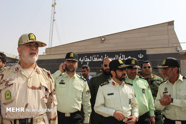 بازدید سردار محسن فتحی زاده از مرز چذابه