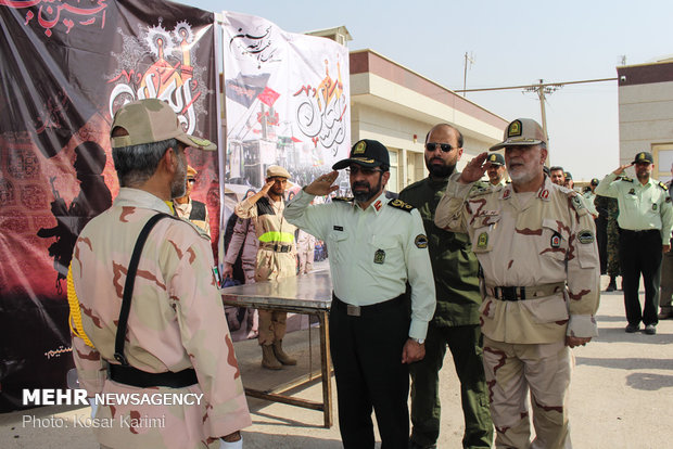 بازدید سردار محسن فتحی زاده از مرز چذابه