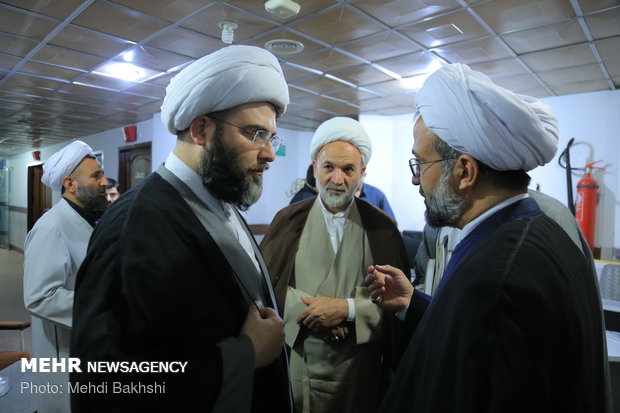 دیدار حجت‌الاسلام محمد قمی رئیس سازمان تبلیغات با علمای قم