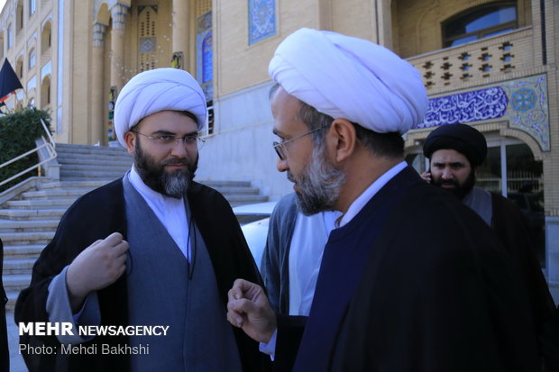 دیدار حجت‌الاسلام محمد قمی رئیس سازمان تبلیغات با علمای قم