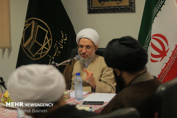 دیدار حجت‌الاسلام محمد قمی رئیس سازمان تبلیغات با علمای قم