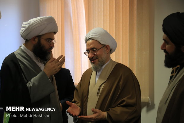 دیدار حجت‌الاسلام محمد قمی رئیس سازمان تبلیغات با علمای قم