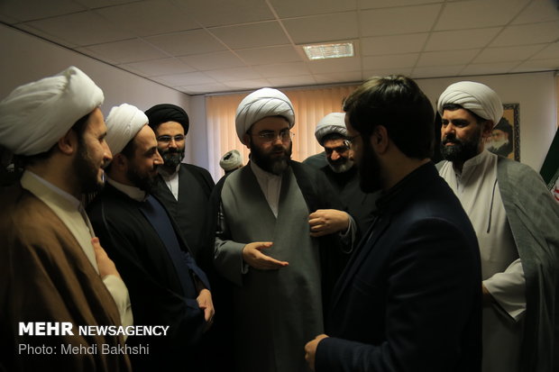 دیدار حجت‌الاسلام محمد قمی رئیس سازمان تبلیغات با علمای قم