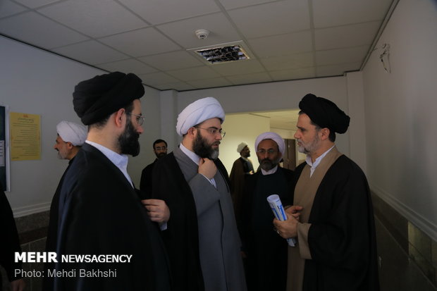 دیدار حجت‌الاسلام محمد قمی رئیس سازمان تبلیغات با علمای قم