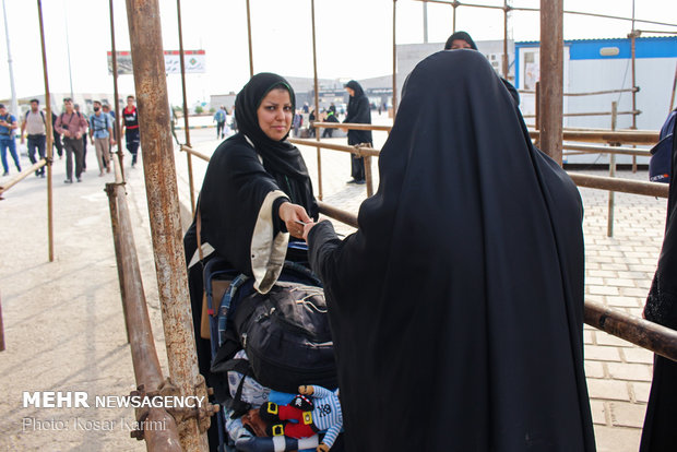 تردد روان زائران در مرز چذابه