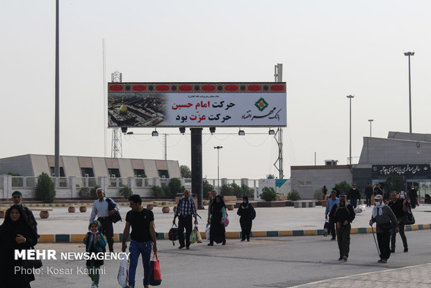 تردد روان زائران در مرز چذابه