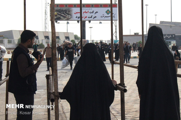 تردد روان زائران در مرز چذابه