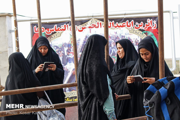 تردد روان زائران در مرز چذابه