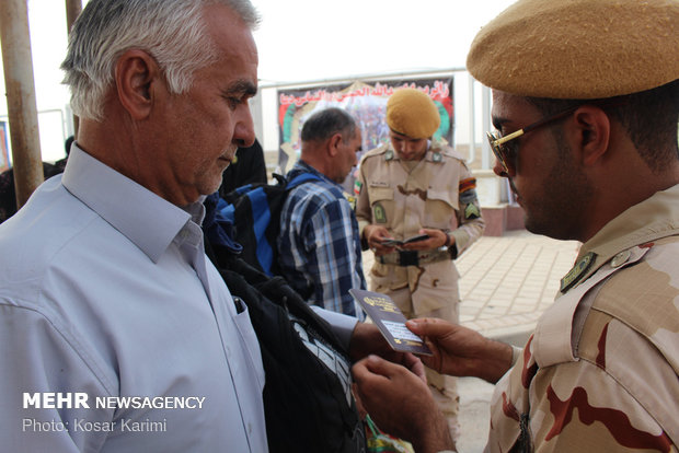 تردد روان زائران در مرز چذابه