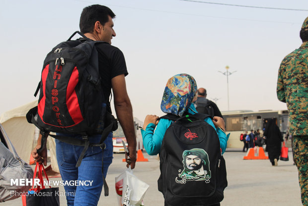 تردد روان زائران در مرز چذابه