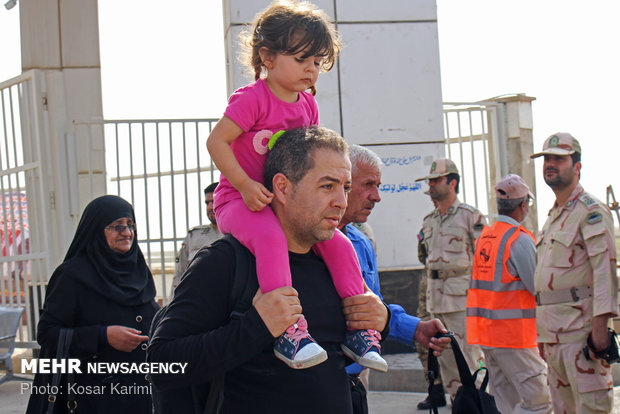 تردد روان زائران در مرز چذابه