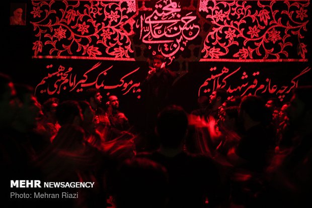 مراسم عزاداری شهادت امام حسن(ع) در امامزاده قاضی الصابر(ع)