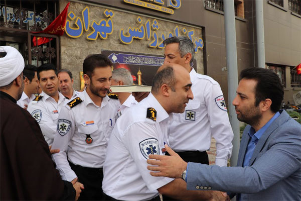 اعزام اکیپ دوم عوامل اورژانس تهران برای استقرار در مراسم اربعین