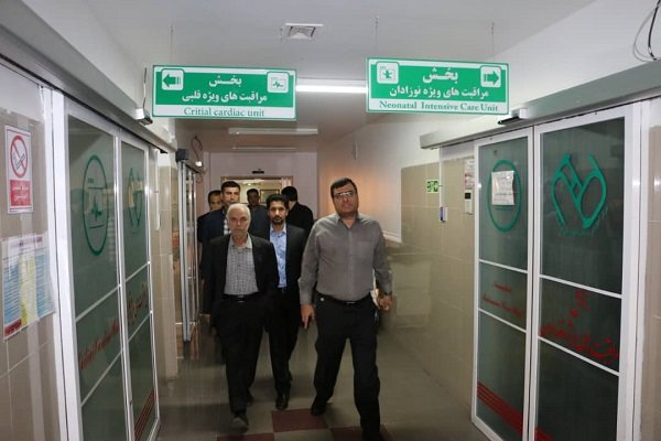 بازدید رییس علوم پزشکی شیراز از بیمارستان شهید مطهری مرودشت 