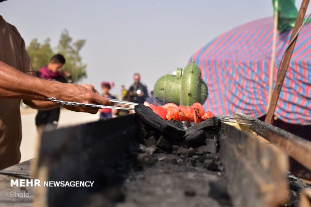 زائران اربعین به استان قادسیه رسیدند