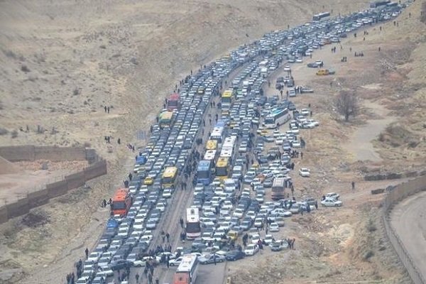 ترافیک سنگین در محورهای شمالی و ایلام - مهران