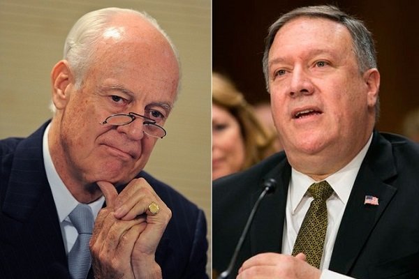 Pompeo ve De Mistura Suriye’yi görüştü