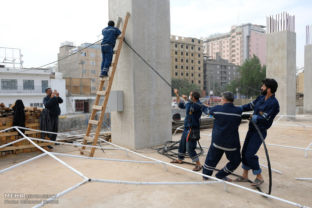 آماده سازی موکب فدائیون سیده زینب سلام الله