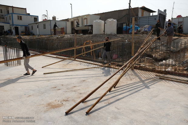 آماده سازی موکب فدائیون سیده زینب سلام الله