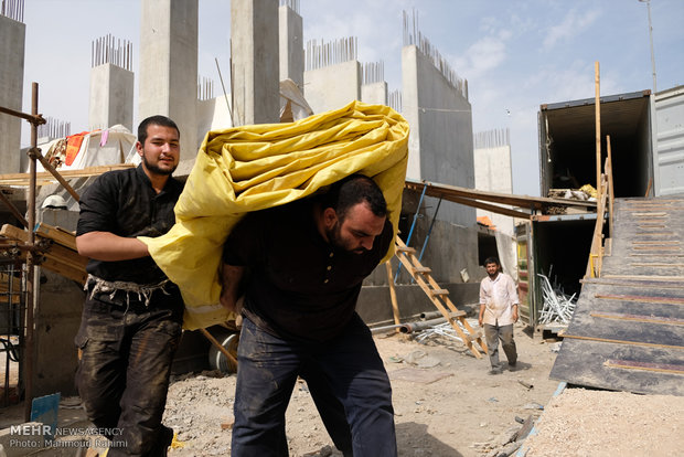 آماده سازی موکب فدائیون سیده زینب سلام الله