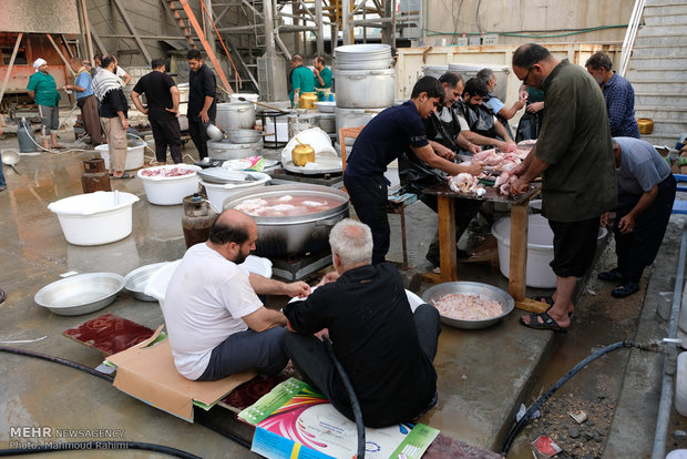 آماده سازی موکب فدائیون سیده زینب سلام الله