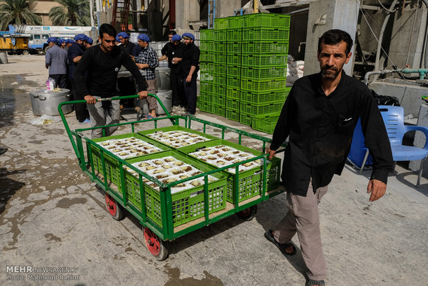 آماده سازی موکب فدائیون سیده زینب سلام الله