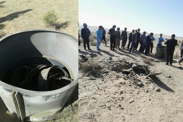 سقوط دو شیء ناشناس در کویر  بجستان/انتشار اولین تصاویر