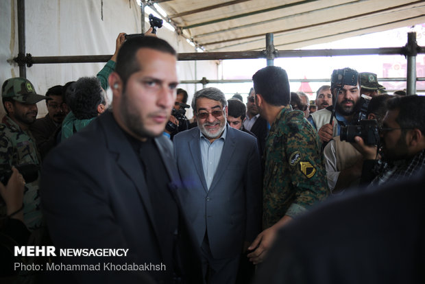 Interior min. visits Iran-Iraq border areas