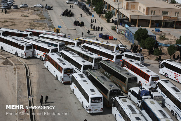 ظرفیت های حمل و نقلی برای بازگشت زائران از عراق آماده است