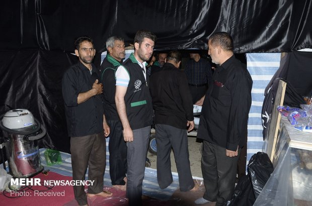 موکب مرکزی ستاد اربعین زنجان در نجف اشرف