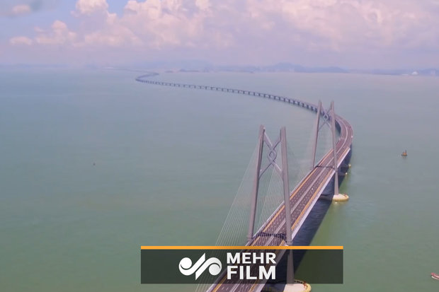 فلم/ چين میں دنیا کے طولانی ترین پل کا افتتاح